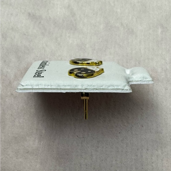 Black&White Stainless Steel Earrings - Picture 3 of 4